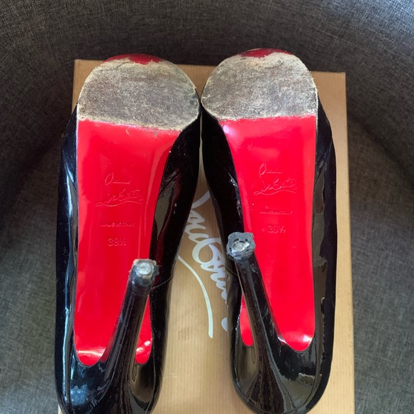 Louboutin Bianca Patent Leather Heels - Picture 11 of 14